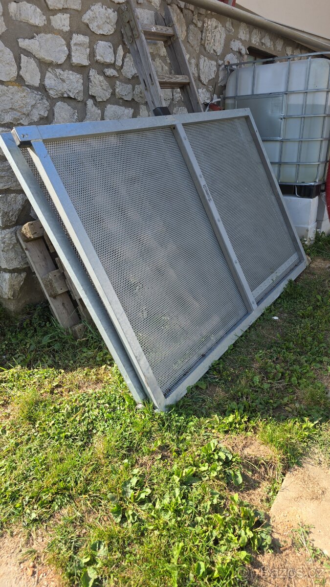 Dvoukřídlá brána pozink - 5