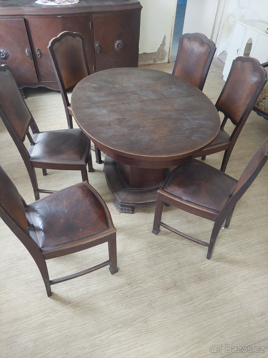 Starožitný nábytek, celý set - 5