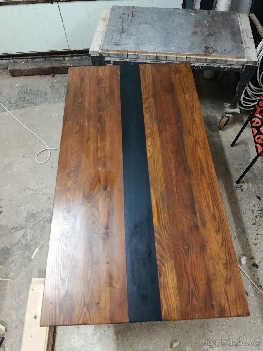 Stůl masivní sibiřský modřín - 5