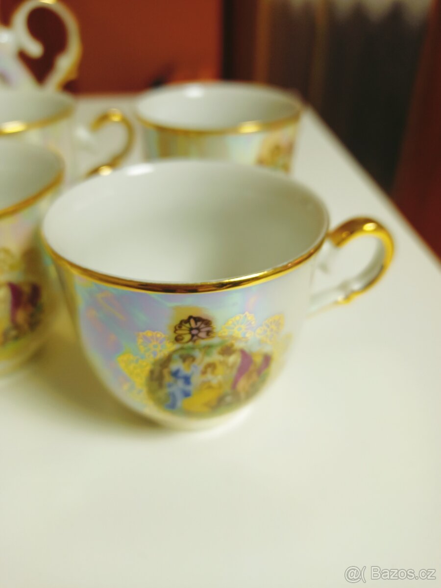 Perleťová kávová souprava - 5