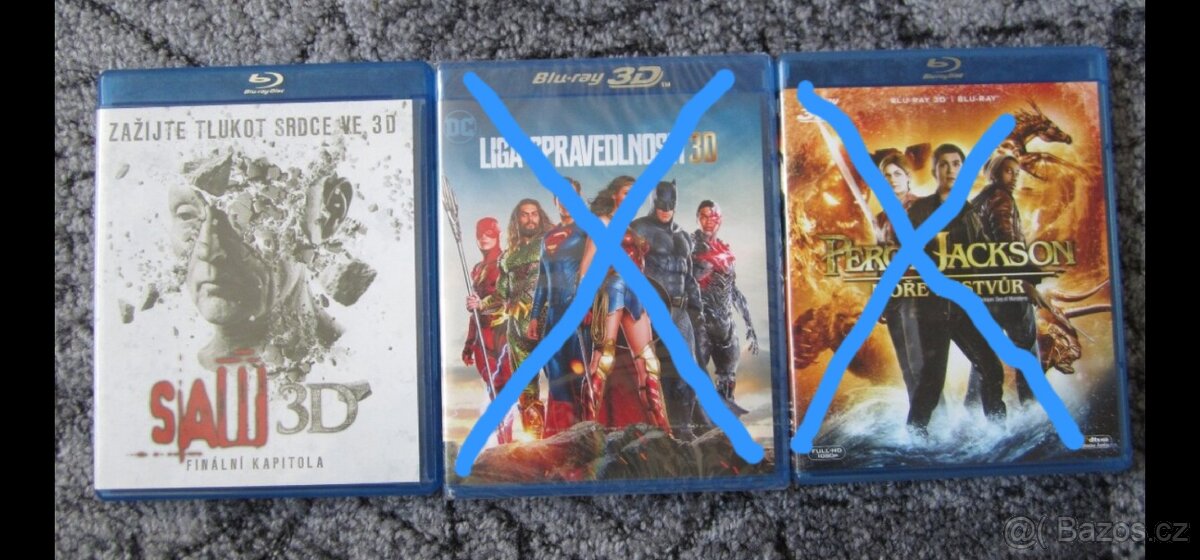 Bluray DVD filmy plus 3D - 5