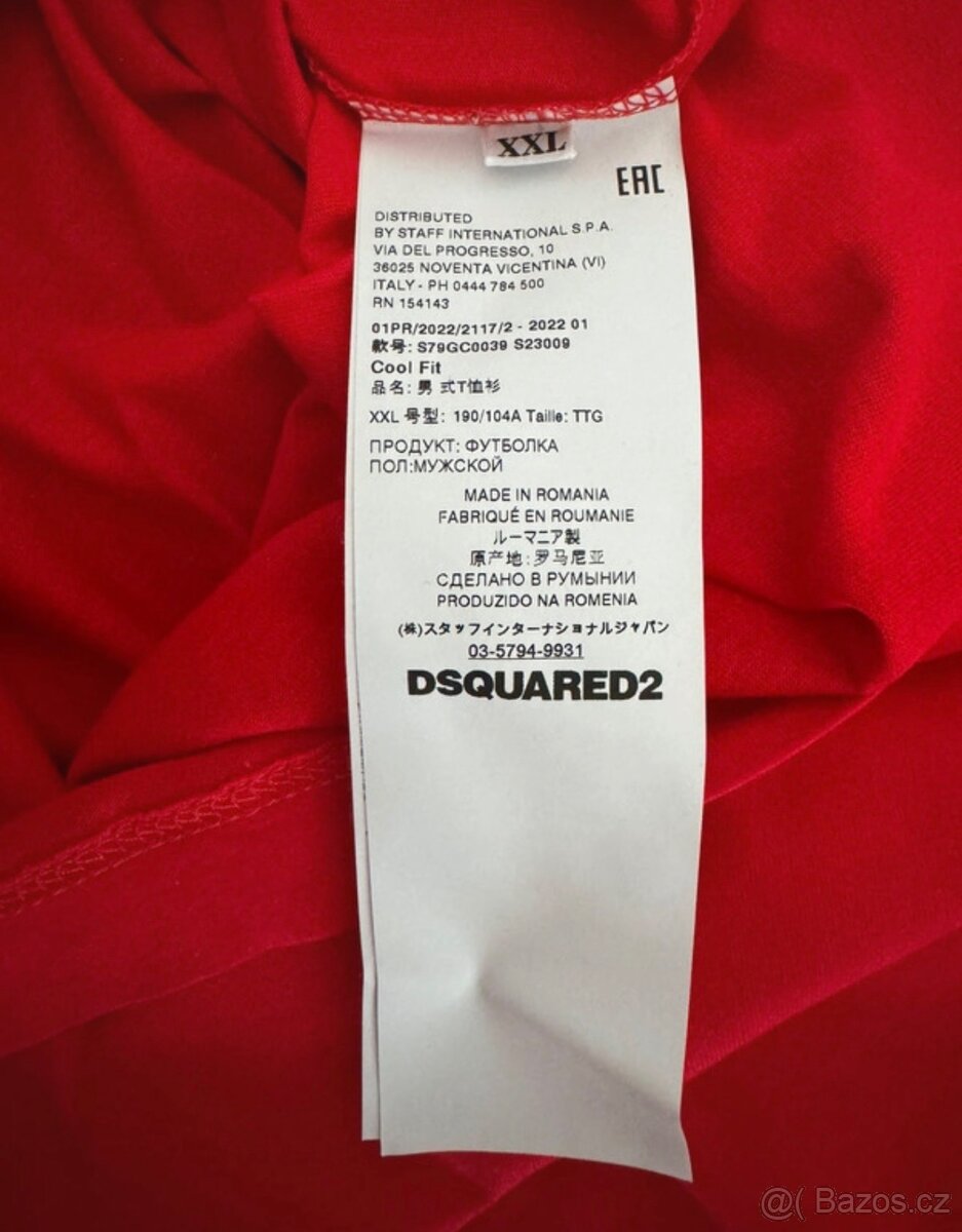 Dsquared2 tričko - 5