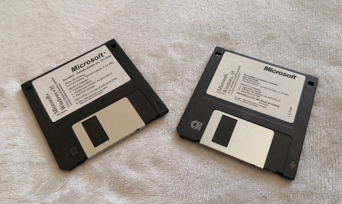 Originál Microsoft Windows 98 spouštecí instalační disketa - 5