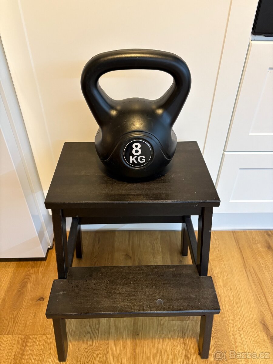 Kettlebell 8KG + 2x1kg činky - 5