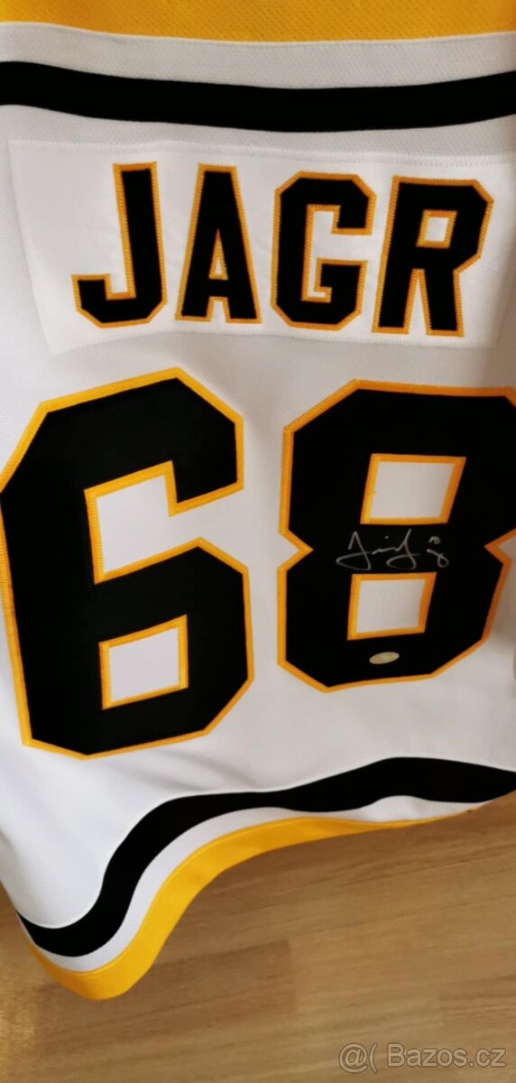Jaromír Jágr certifikovaný dres s ověřeným autogramem. - 5