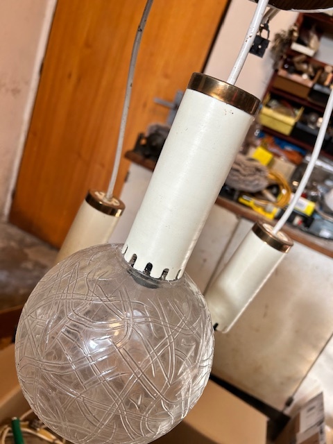 Prodej retro lustrů 3 koule a 5 koulí-1985-NDR. - 5