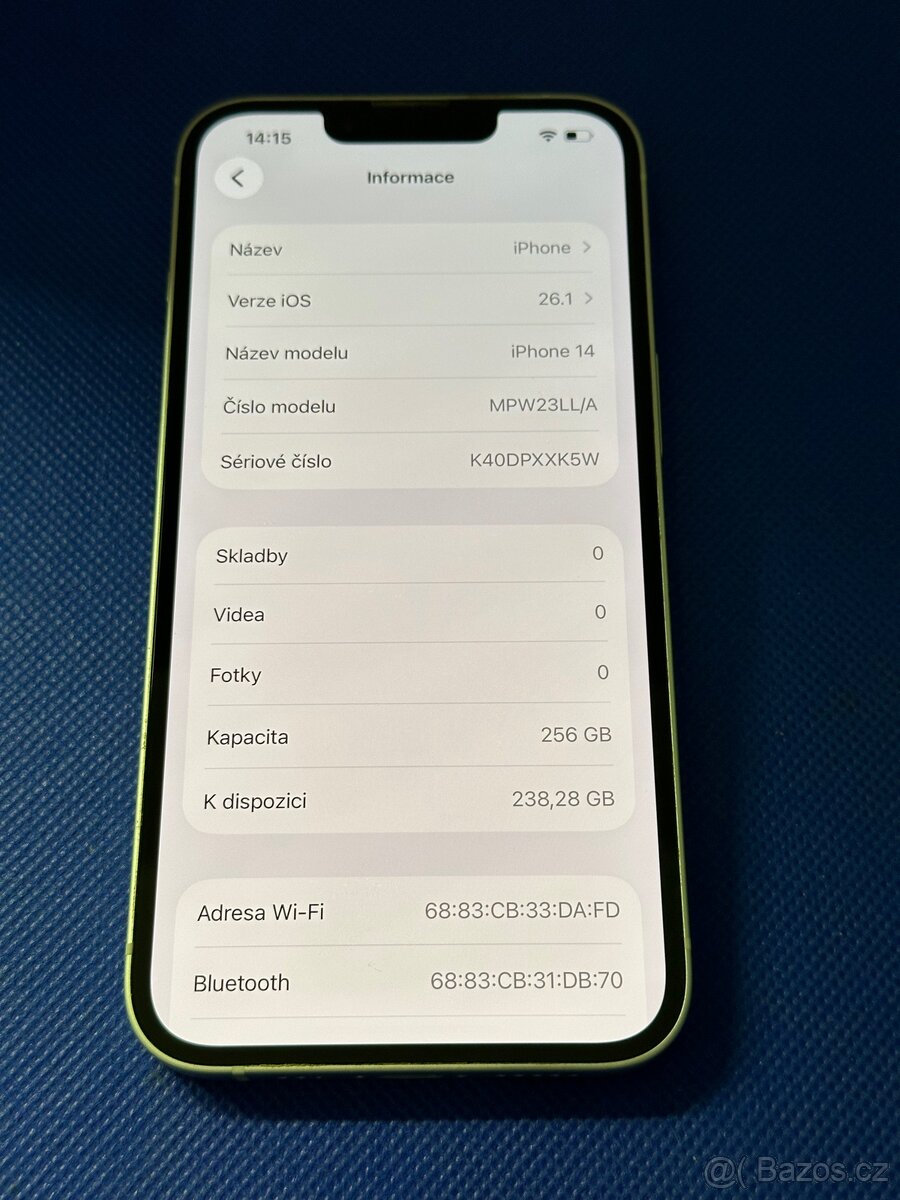 iPhone 14 256GB White - 5