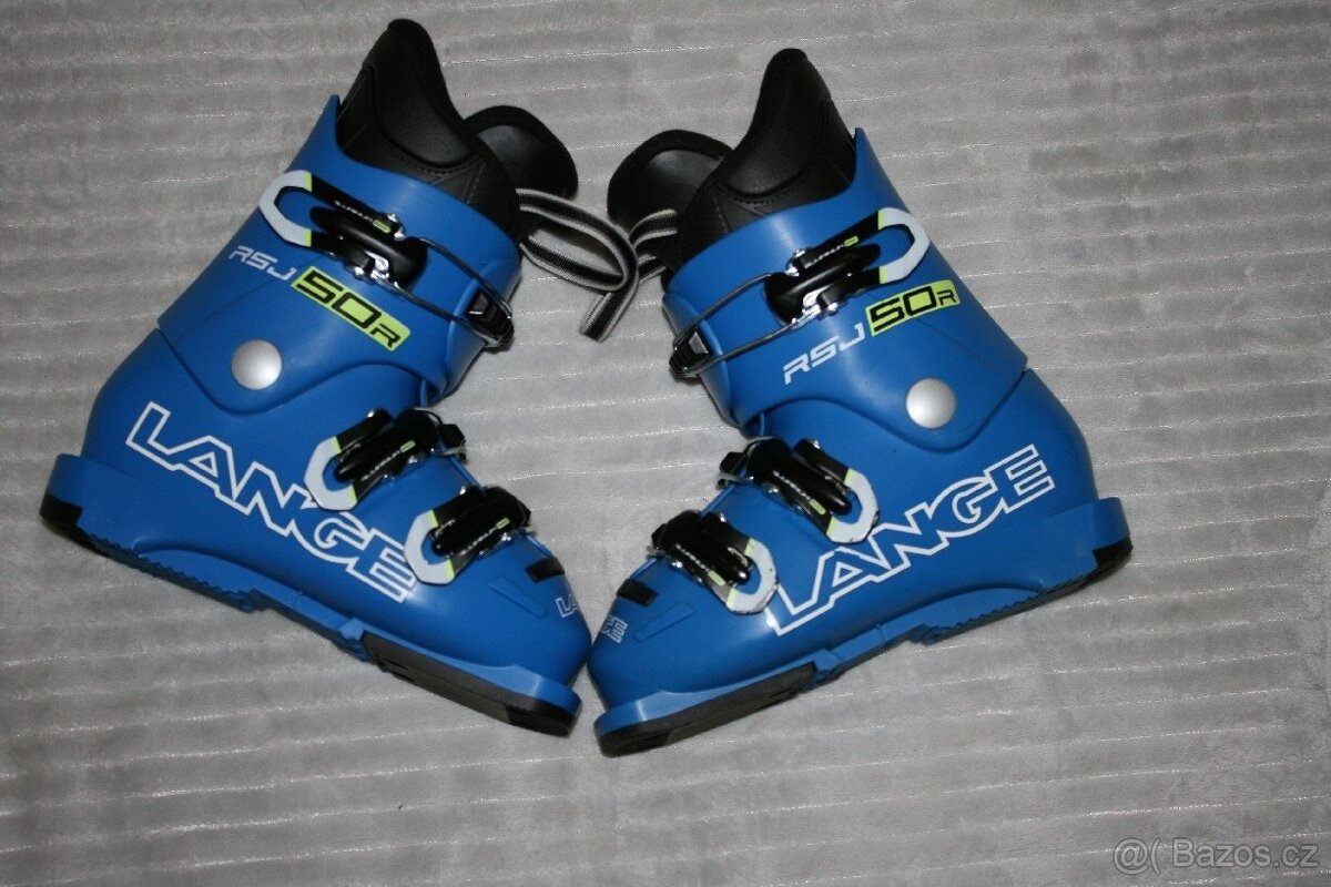 lyže stockli RT 80 cm , lyžaky Lange - 5