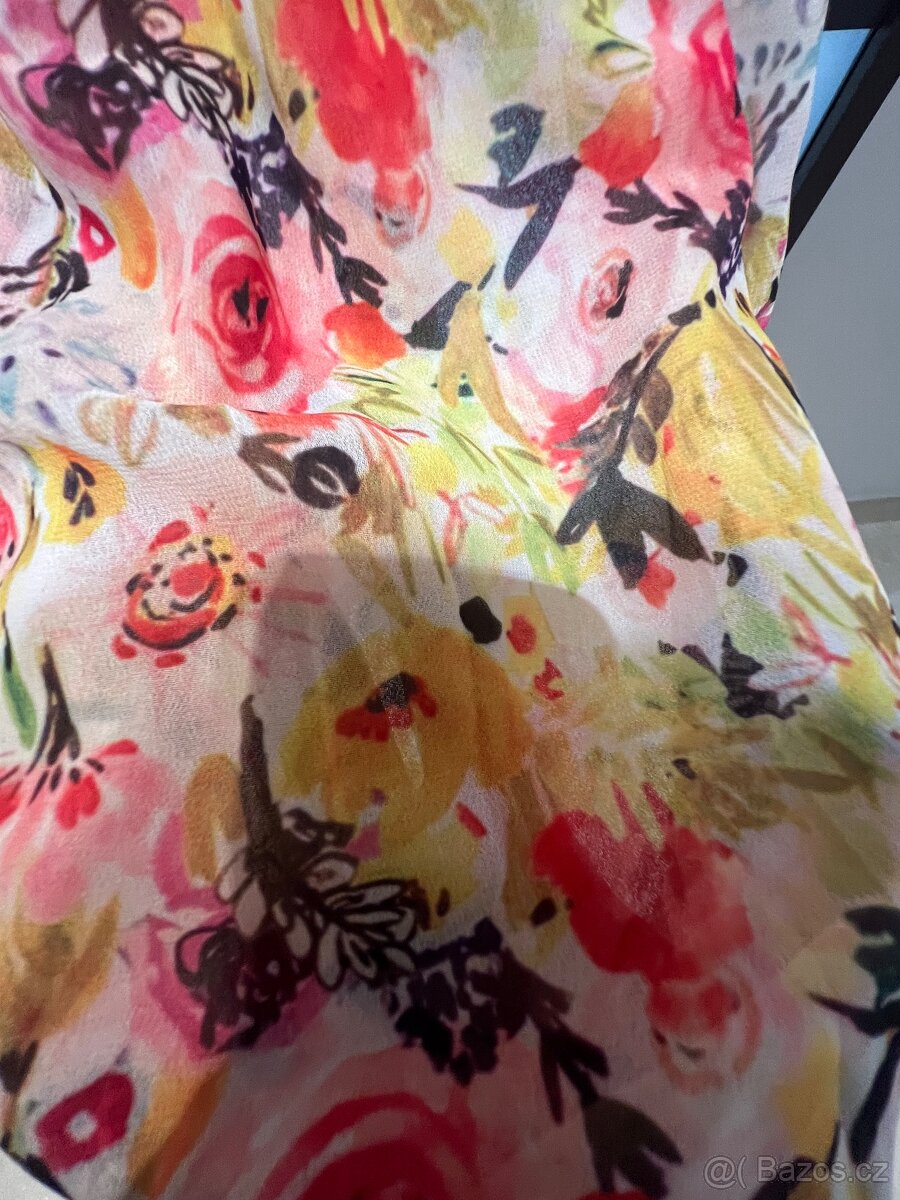 Letní šaty květované zavinovací Little Mistress vel. 14 - 5