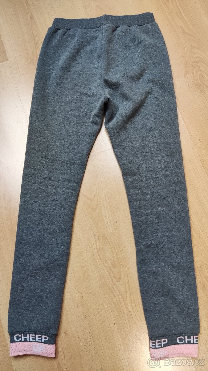 Dívčí zateplené legíny 2x 164 Kugo - 5