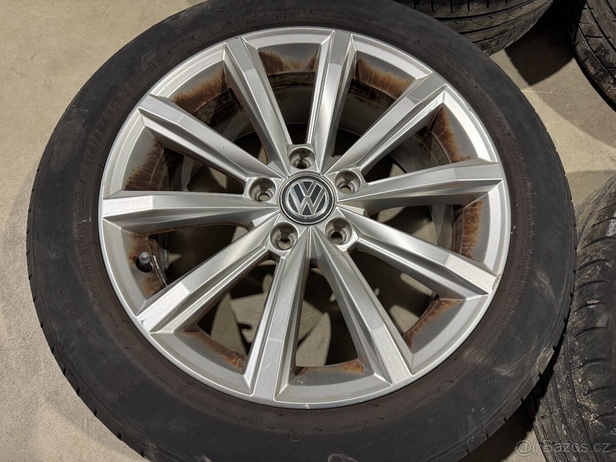 Sada kol VW London VW R17 5x112 215/55 3G0601025D - 5