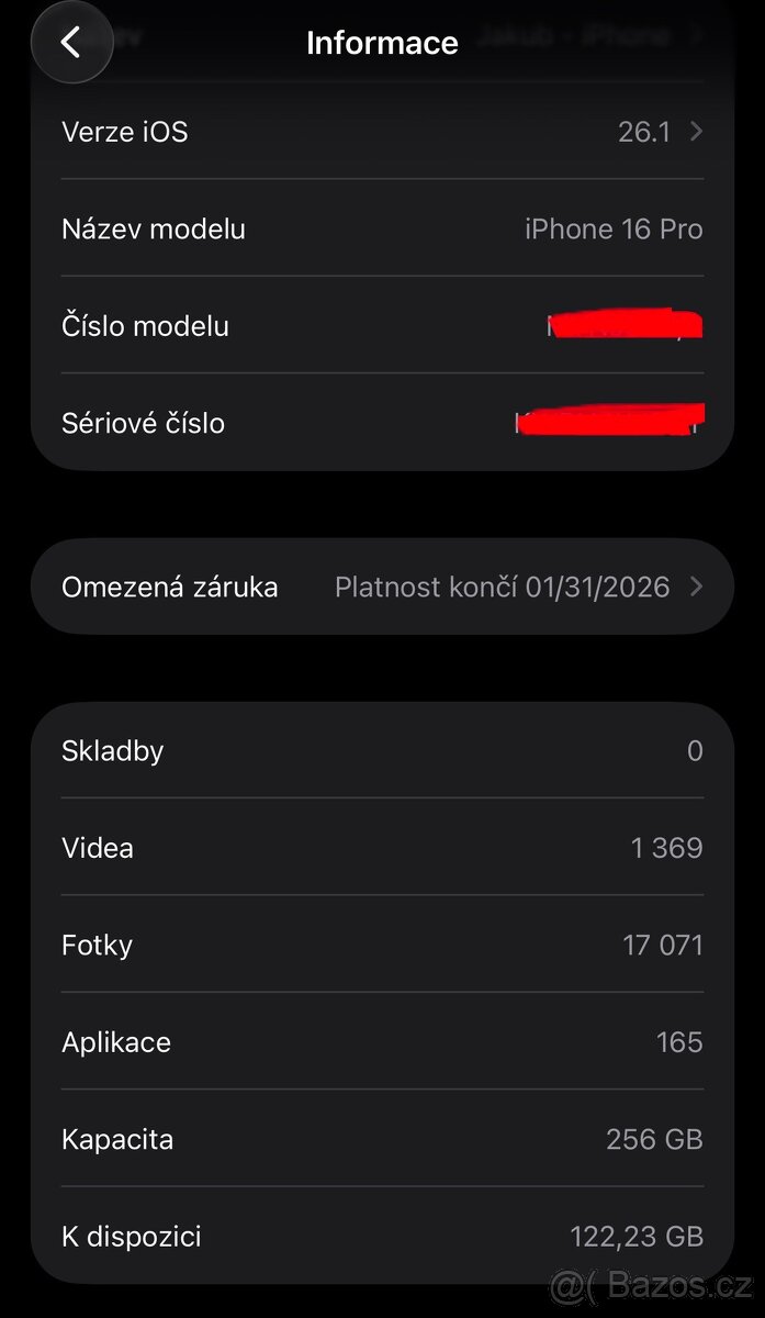 iPhone 16 Pro 256gb White Titanium (+záruka, příslušenství) - 5