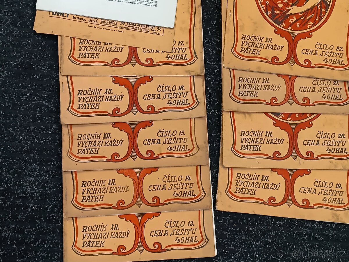 2. Staré časopisy Český svět, r. 1915, 1916 ročník XII - 5