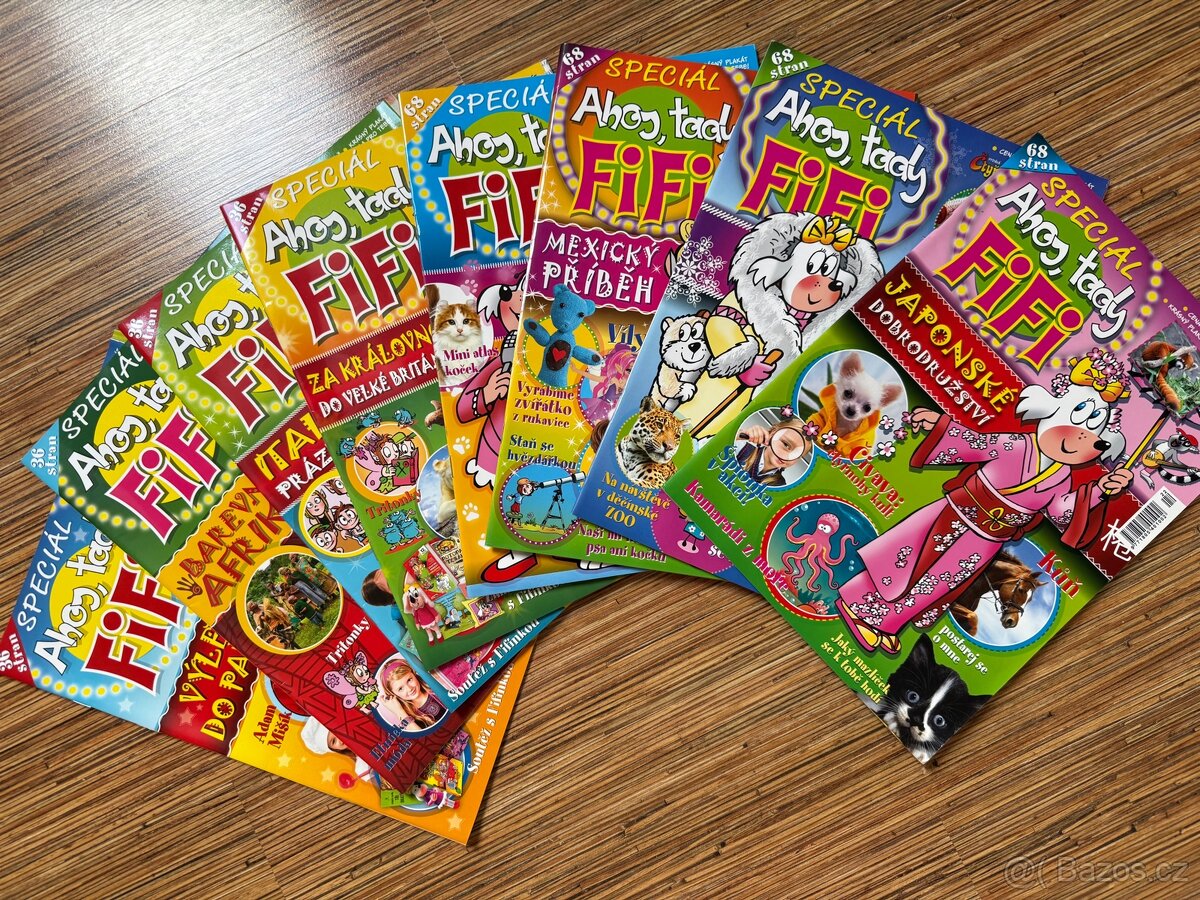 Časopisy Čtyřlístek SPECIÁL, AHOJ TADY FIFI - 5
