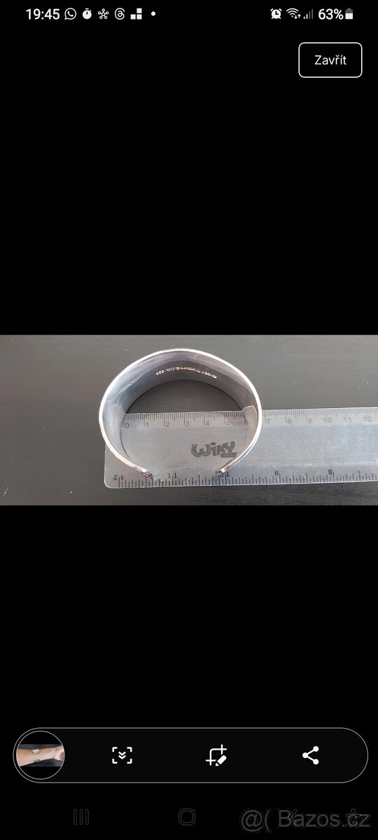 Stříbrný náramek Tiffany &Co - 5