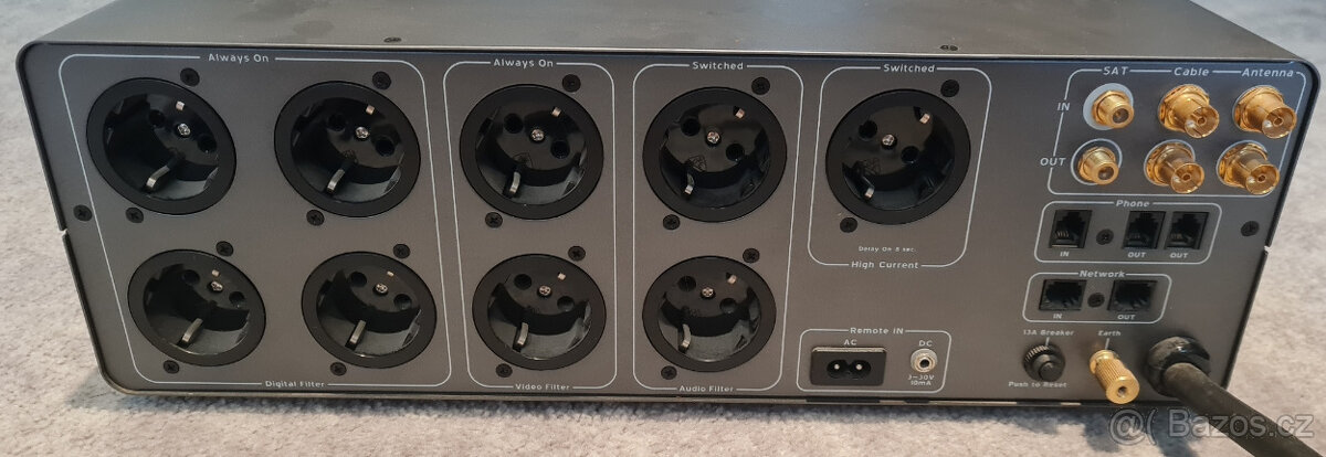 PRODÁM síťový filtr BELKIN - PURE AV - PF40, stříbrný - 5