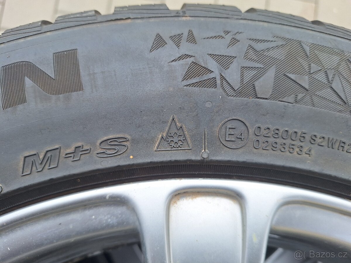 Originální sada alu disků včetně zimních pneu Octávie II - 5