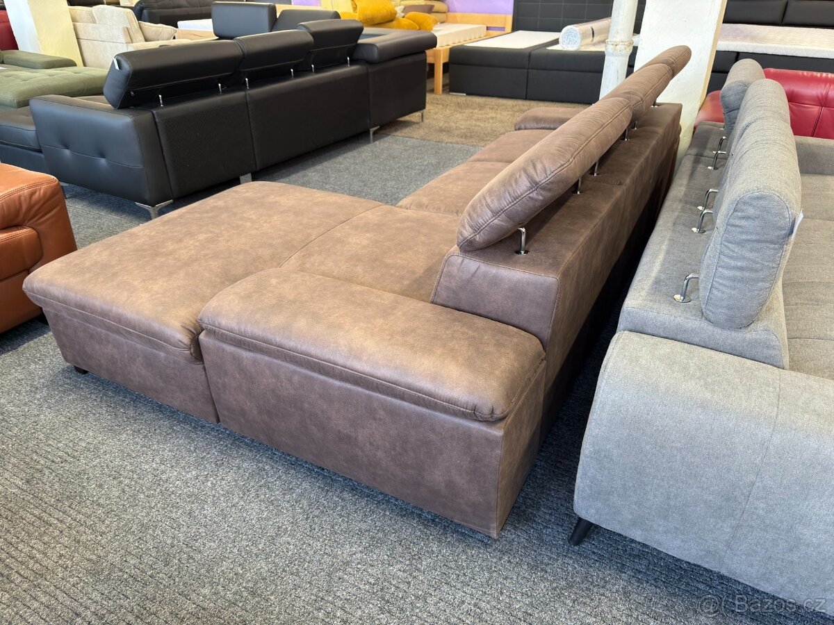 Sedací souprava rohová - rozkládací - NEPOUŽITÉ - 5