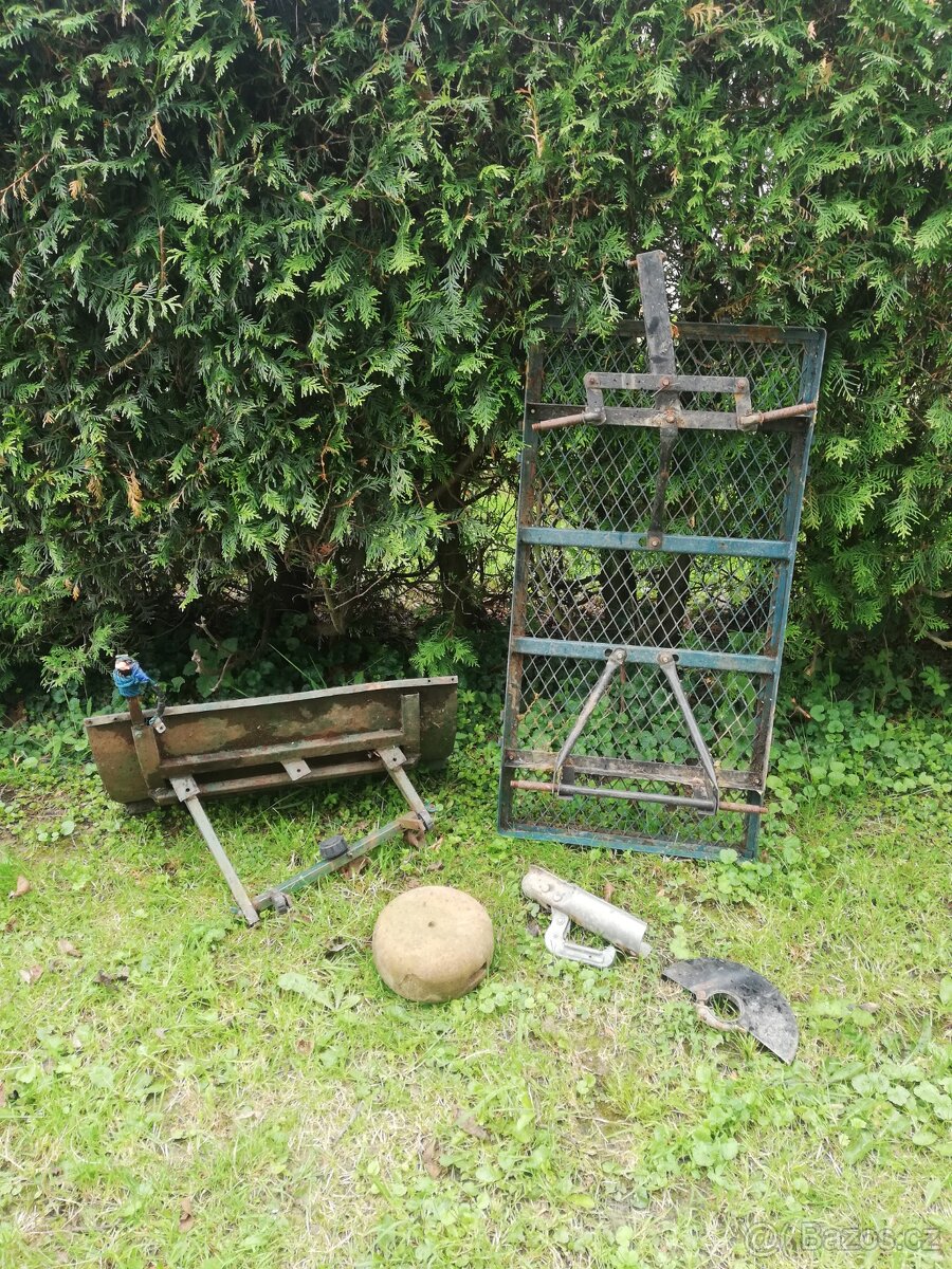 Radlice na sníh, konstrukce na vozíkza traktůrek - 5