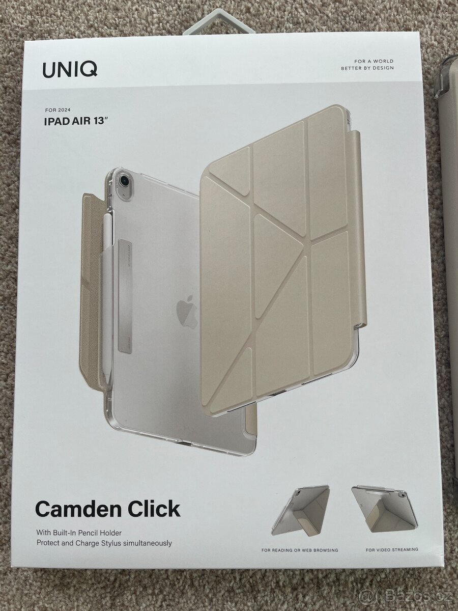 Prodám rozbalené pouzdro UNIQ Camden Click na iPad Air 13" - 5