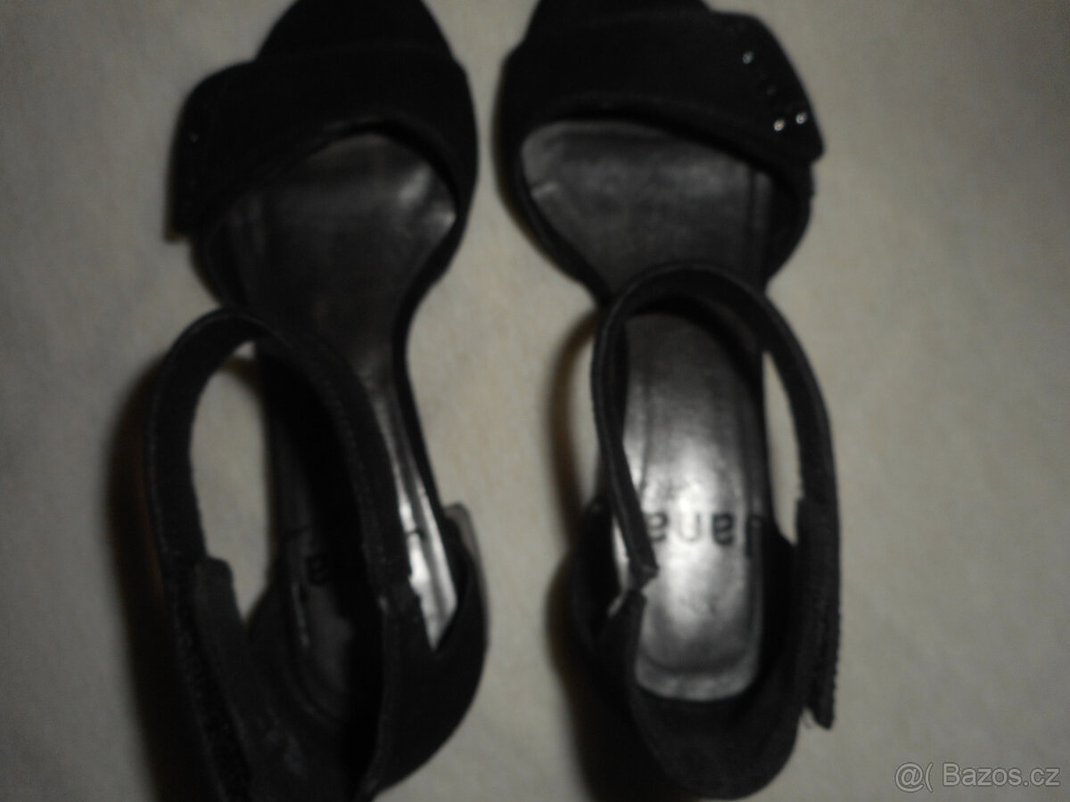 Černé sandály - 5