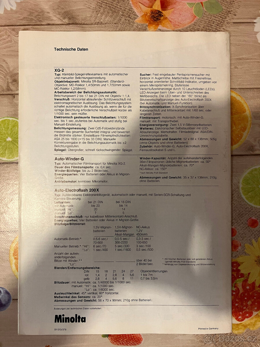 MINOLTA XG-2 - foto prospekt - 5