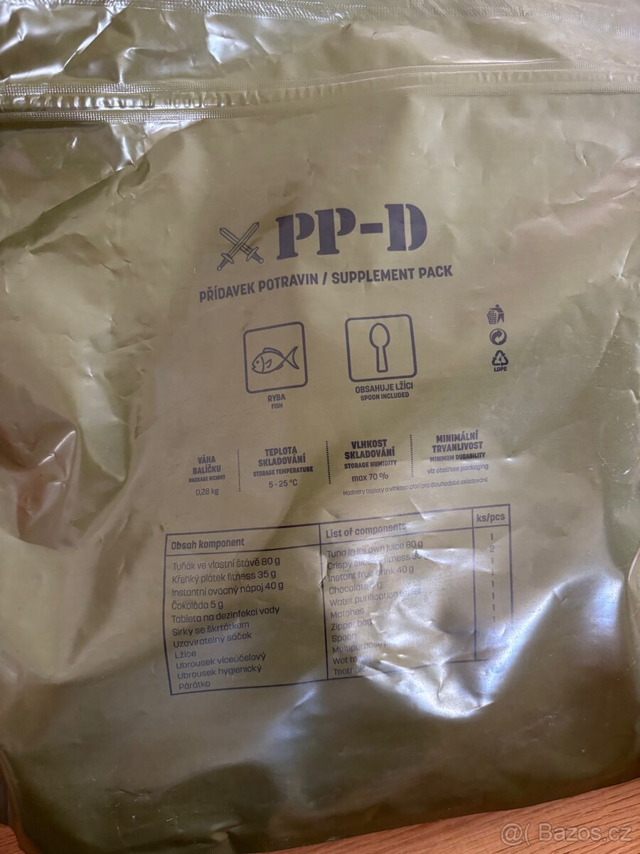 ultimate tactical ration, individuální dávka potravin,BDP - 5