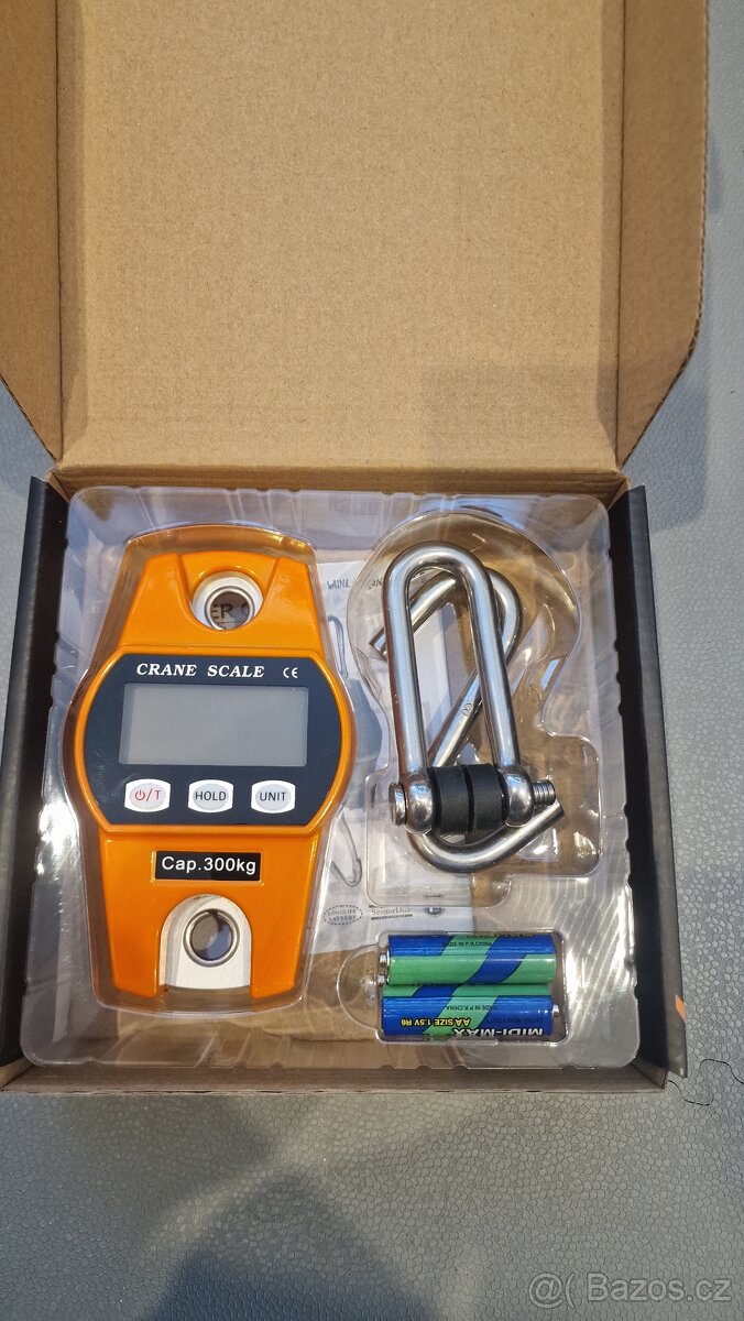 Závěsná váha nosnost 300 kg, kovová - 5