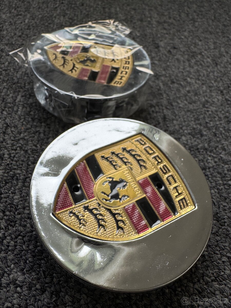 Pokličky chrom na Porsche, Macan, Cayenne, Boxter, Panamera - 5