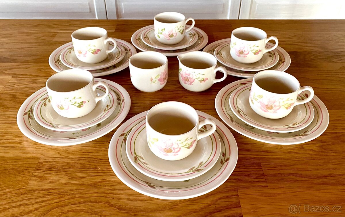 Starý krásný anglický snídaňový porcelán - 5