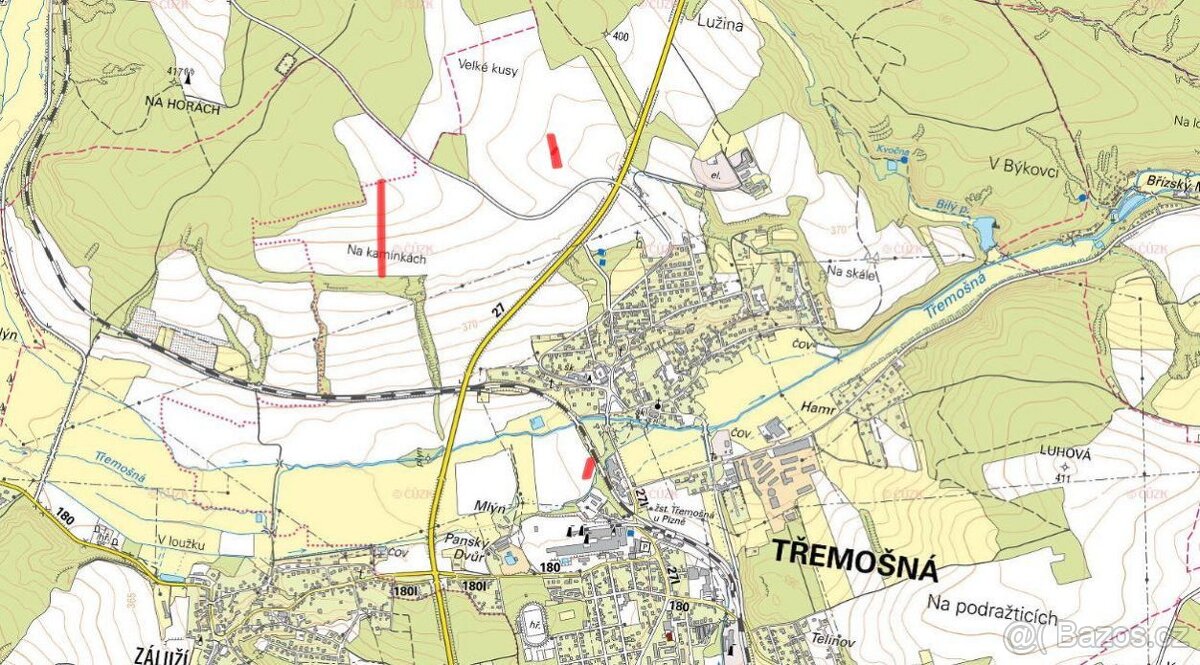 Zemědělská půda, prodej, Třemošná, Plzeň sever - 5