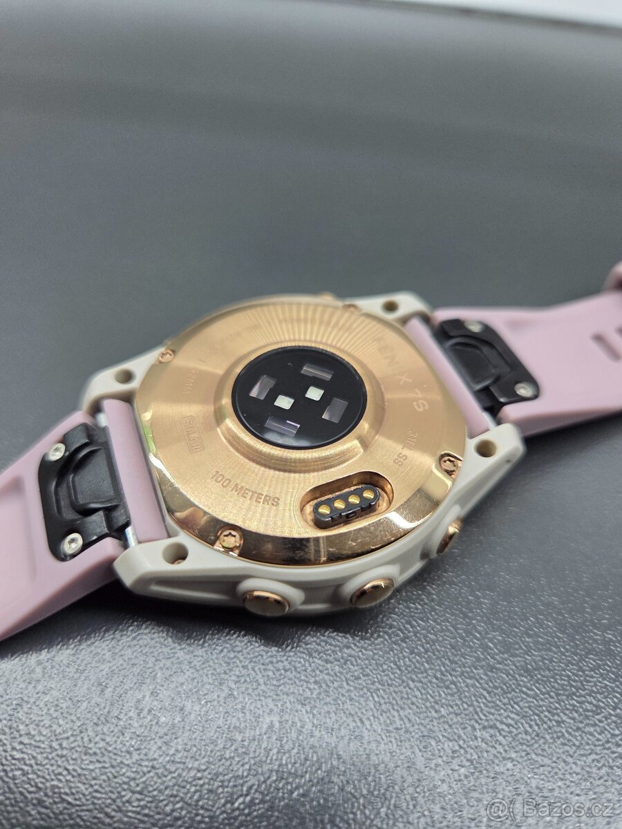 Garmin Fenix 7S Sapphire Solar Cream Gold Titanium - 5