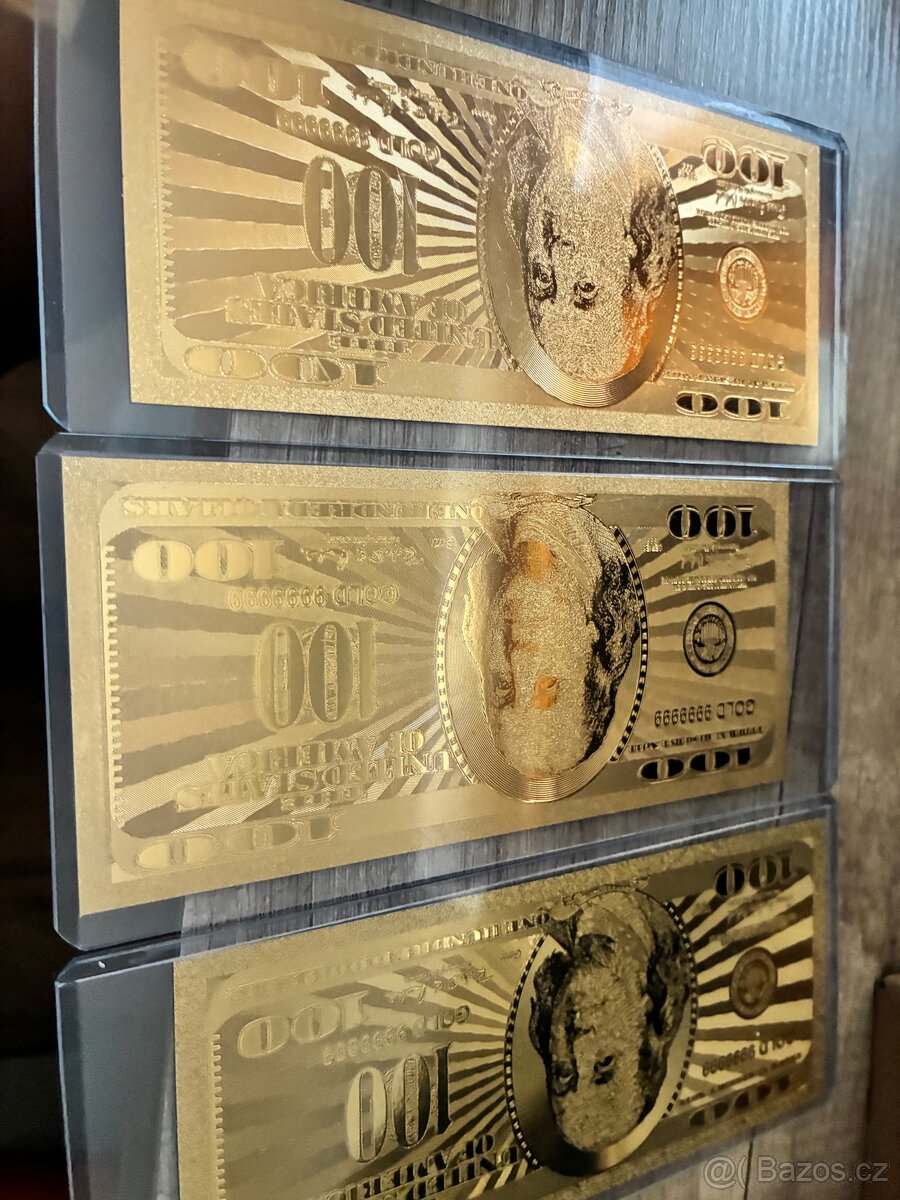 24 karatu. USA. $100 - 5