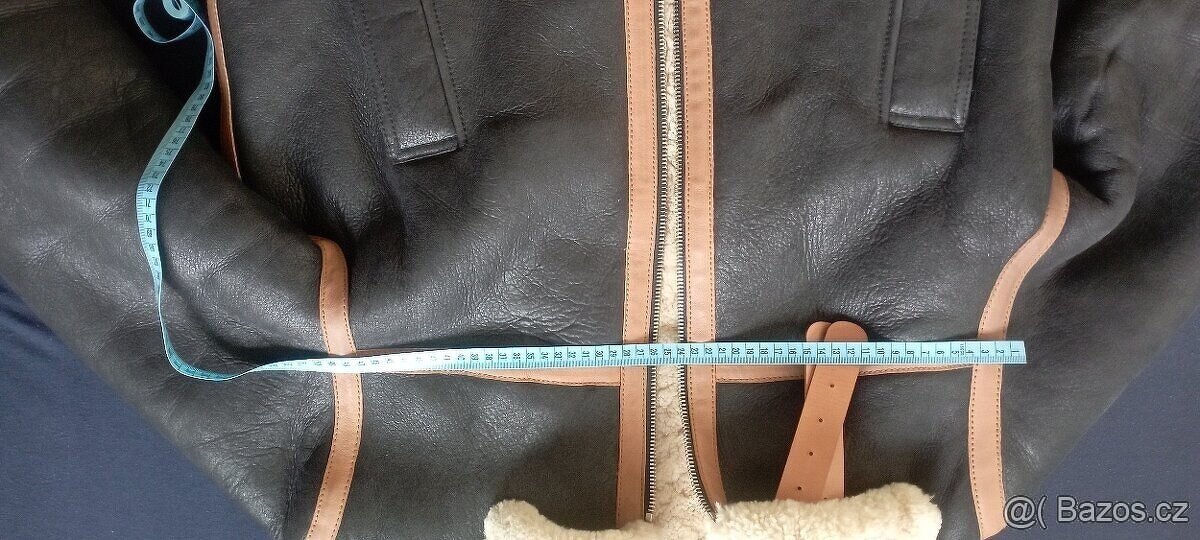 Pánská kožená bunda pilotka Diesel - 5