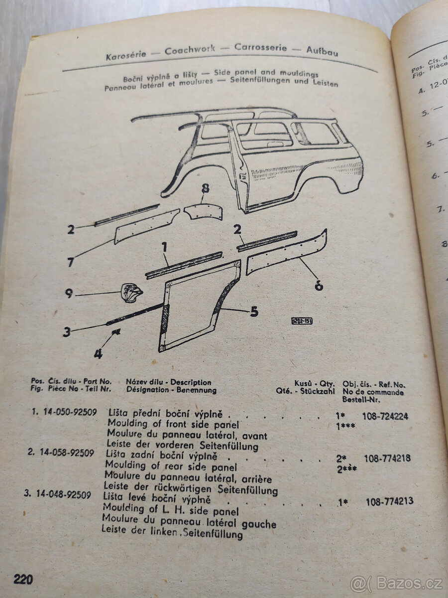ŠKODA 1202, SEZNAM ND, 1969 - 5