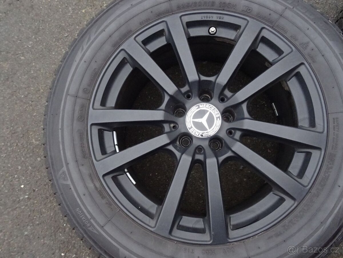 Alu disky na Mercedes GLC, 18", 5x112,ET 38, zimní sada - 5