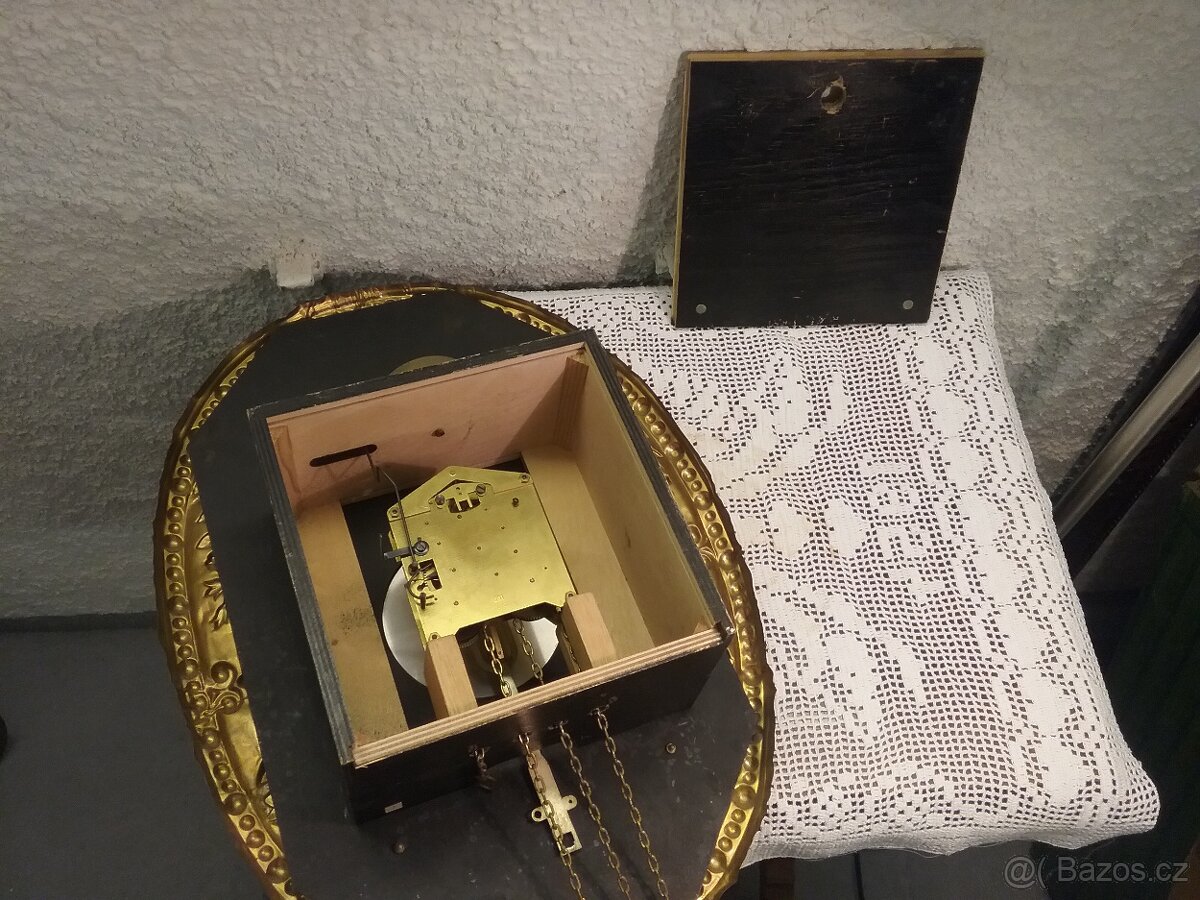 Staré dvouzavažové řetízkové hodiny - 5