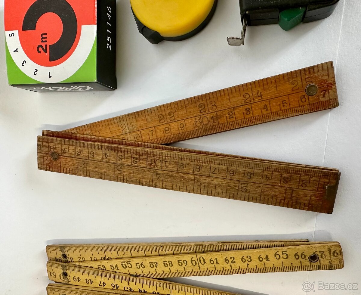 Sbírka měřidla metry 15 ks TOP sbírka - 5