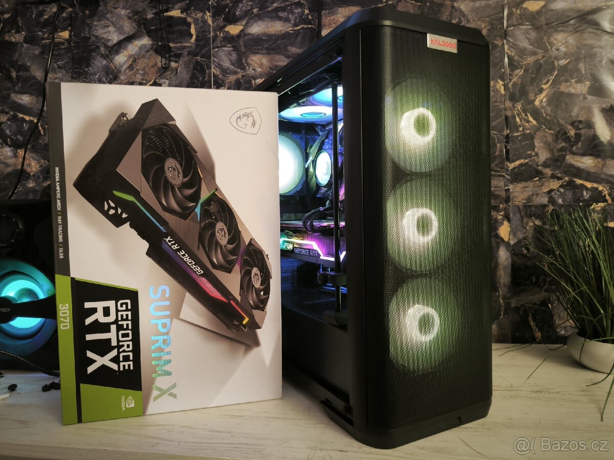 HERNI PC RYZEN 5 5600X RTX 3070 MSI SUPRIM X VODNÍ CHLAZENI - 5
