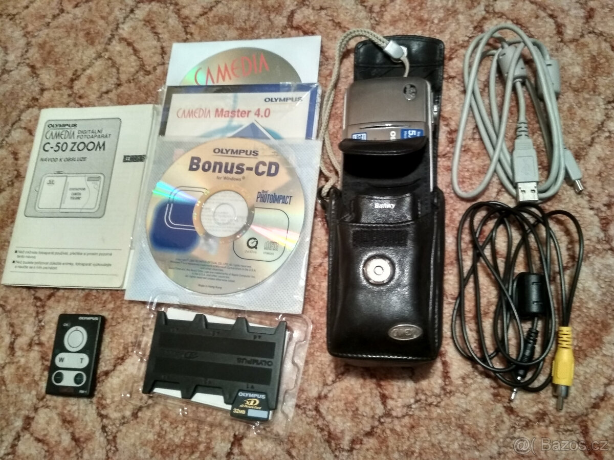 Olympus Camedia C-50 Zoom s komplet příslušenstvím - 5