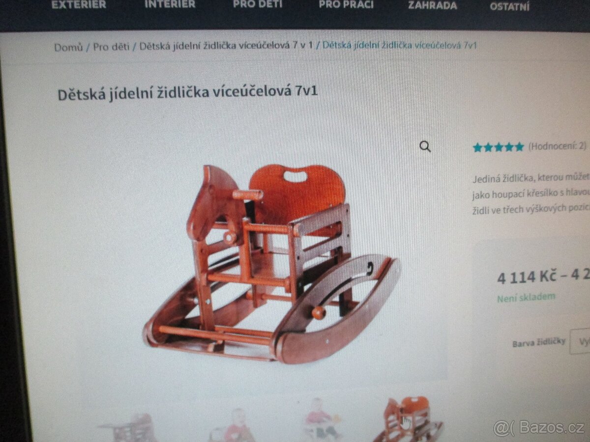 Víceúčelová dětská židlička - 5