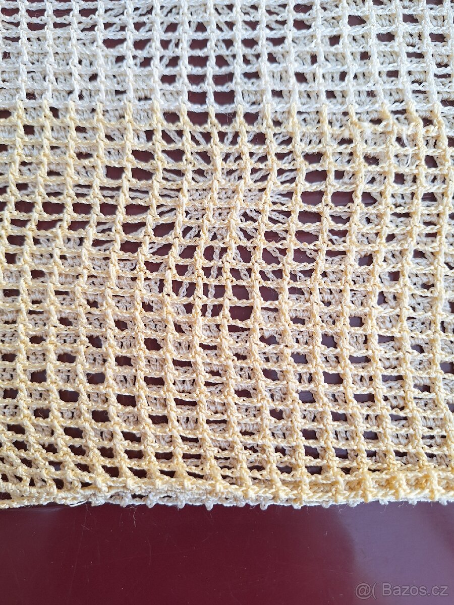 NÁDHERNÝ STAROŽITNÝ, HÁČKOVANÝ POVLAK NA POLŠTÁŘ 54x34cm - 5