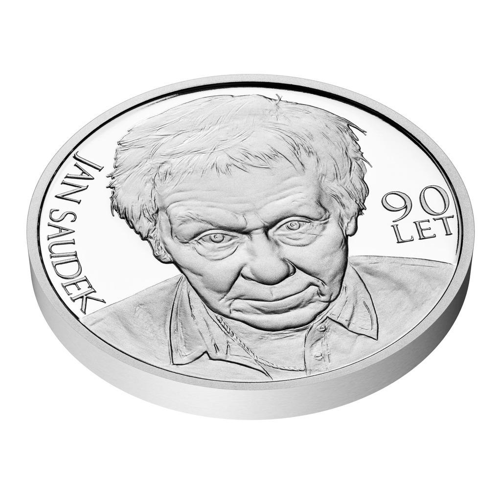 STŘÍBRNÝ GROŠ JAN SAUDEK 90 LET PROOF, 2025 - 5
