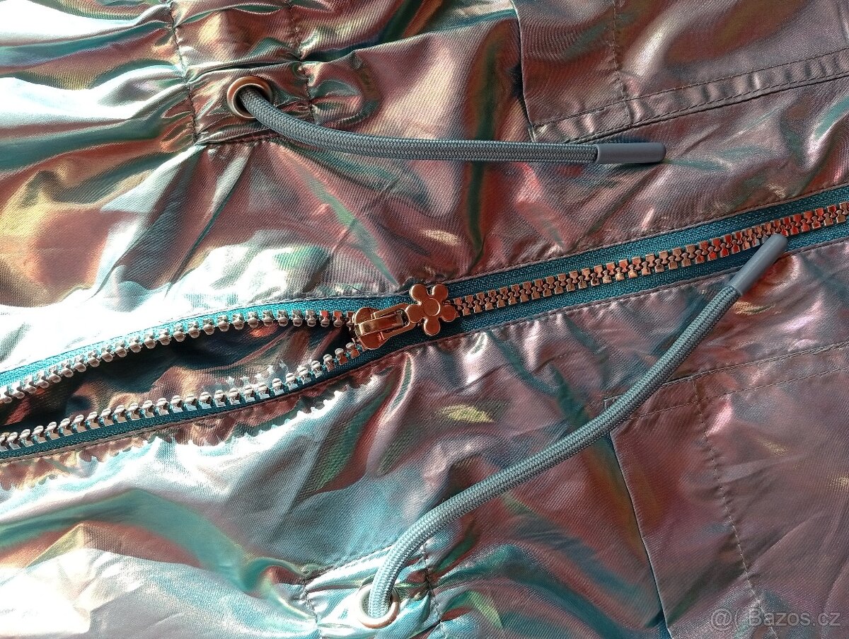 Dívčí kabátek lehká bundička 122 - 5