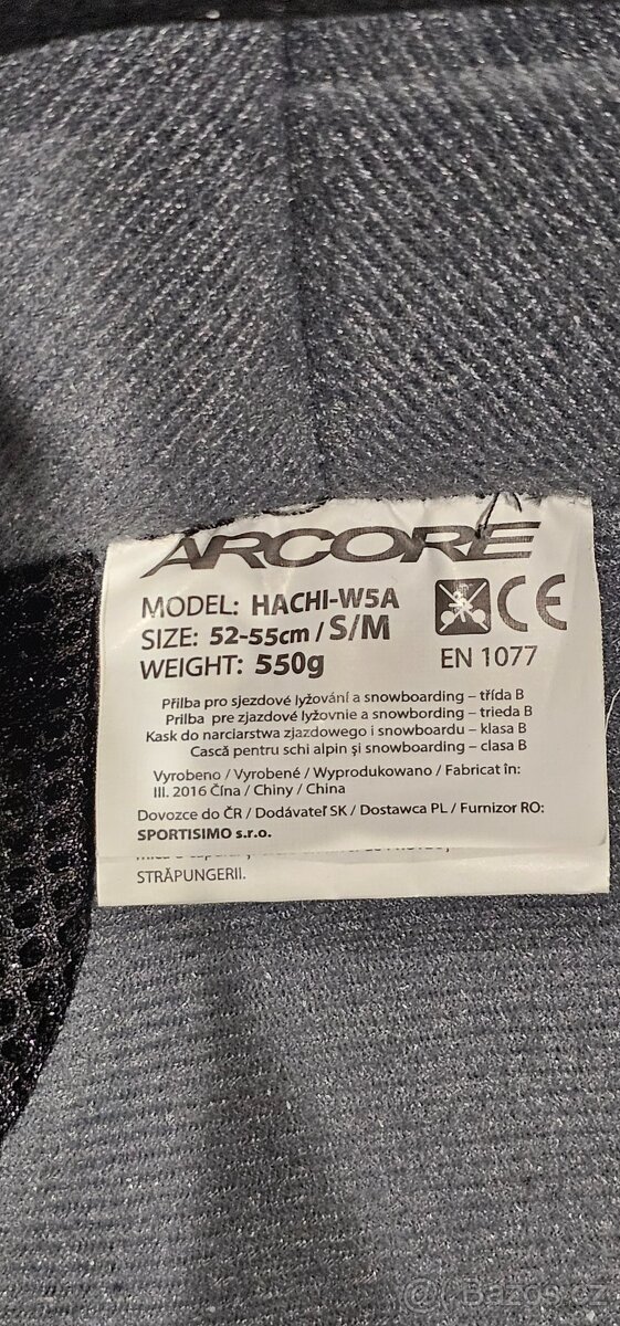 Dámská lyžařská helma S/M - 5