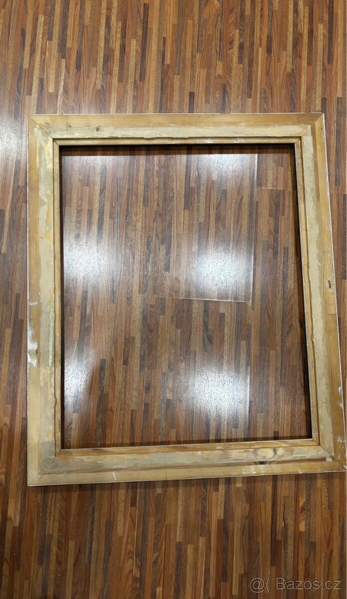 Dřevěný retro rám na obraz - 5