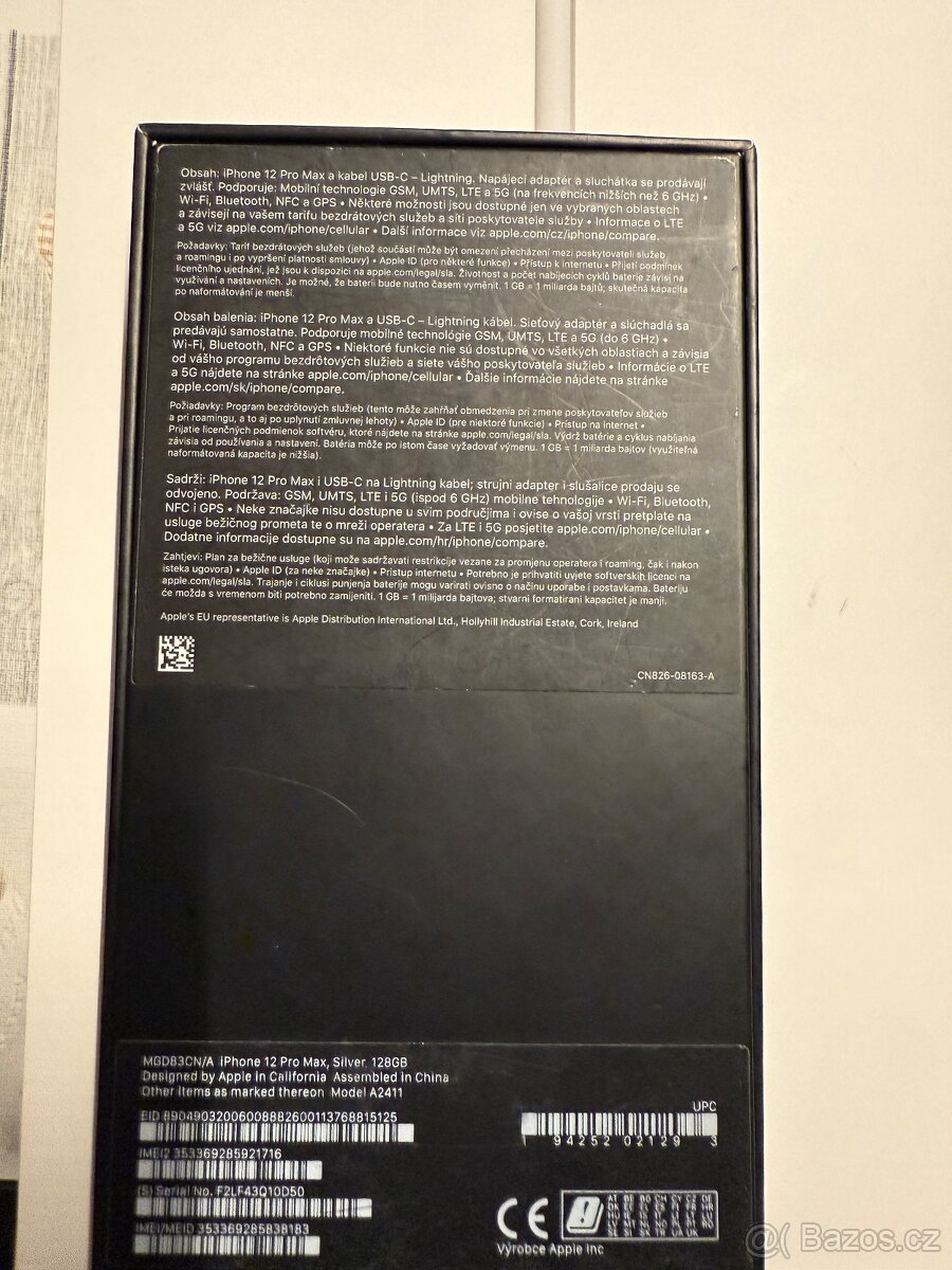 iPhone 12 PRO MAX, 128GB, silver, baterie 100% - 5