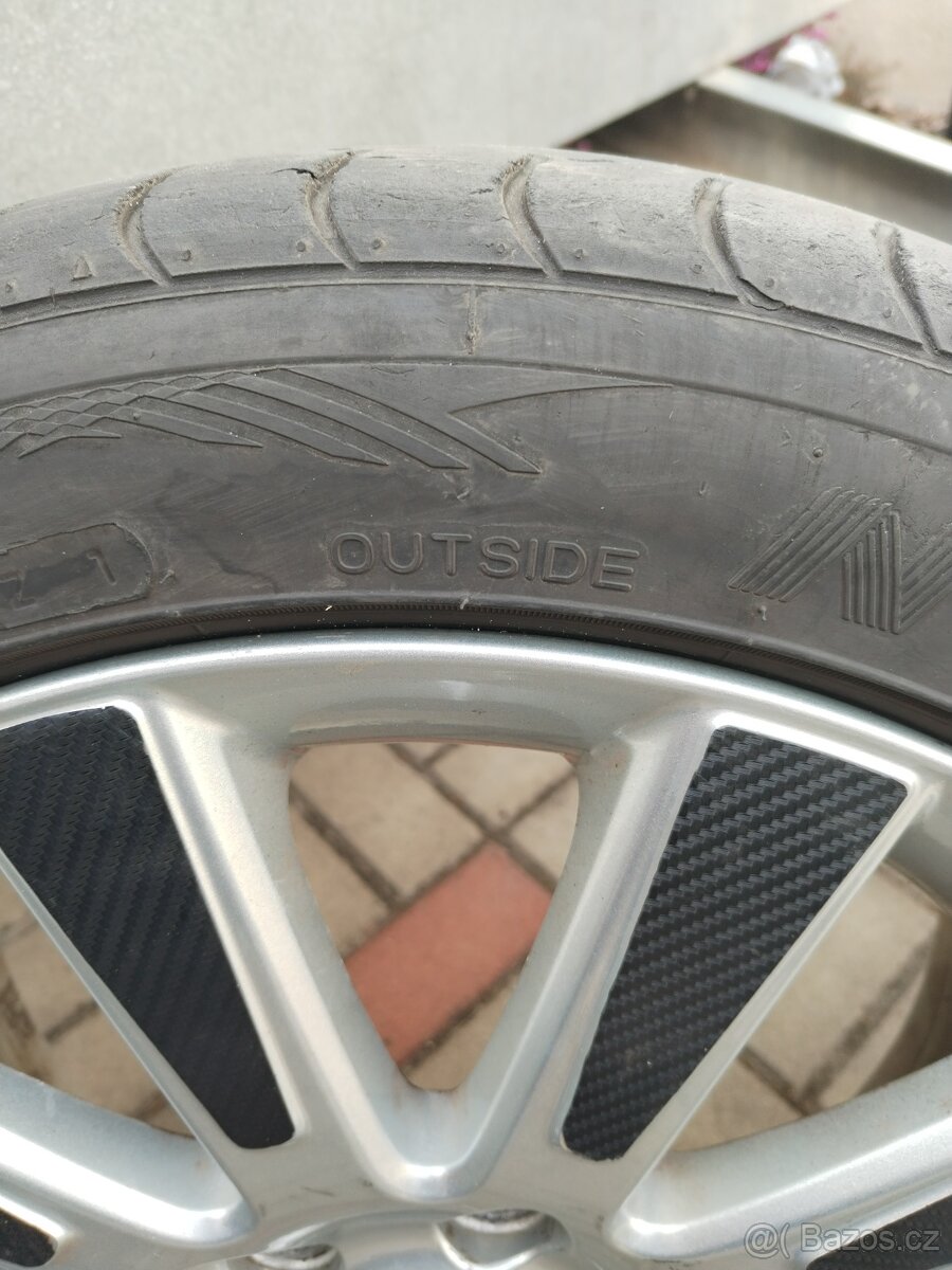 alu kola ford 5x108 r17 +pneu - 5