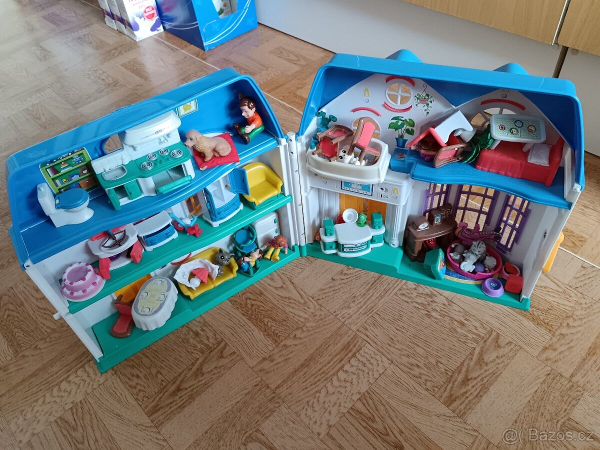 Rozkládací domeček pro panenky i s hračkami - 5