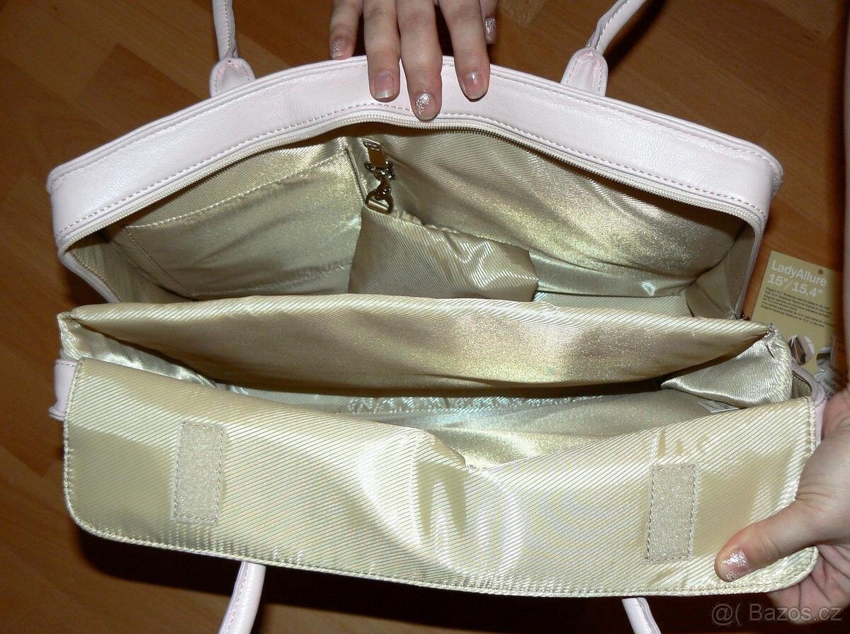 Dámská eleg.brašna na notebooky Dicota Lady Allure Pink NOVÁ - 5